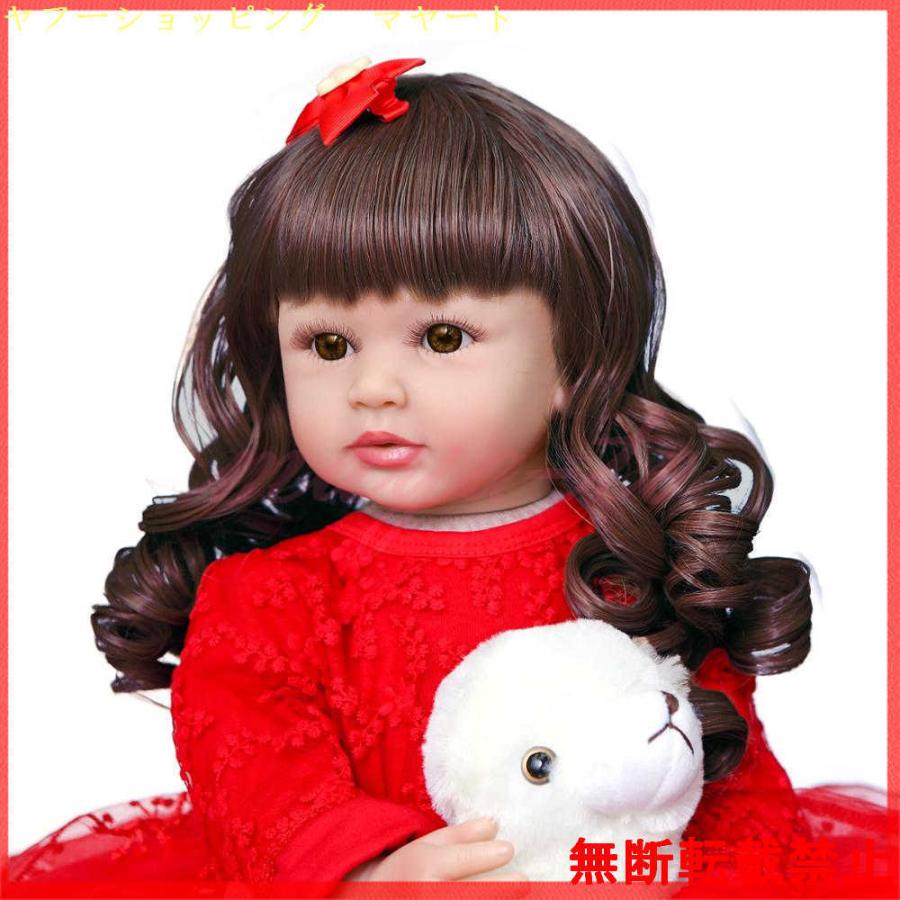 リボーンドール 人形 赤ちゃん 女の子 ソフトシリコーン ２種類の目と