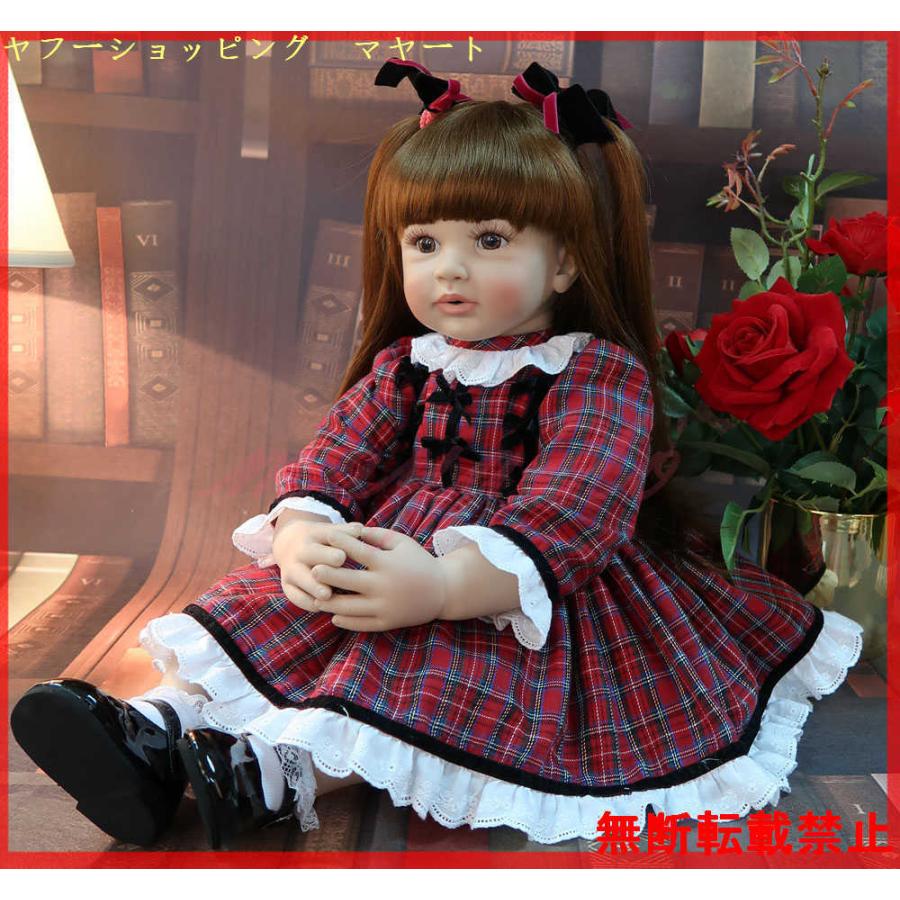 リボーンドール 人形 赤ちゃん 女の子 ソフトシリコーン ２色の目