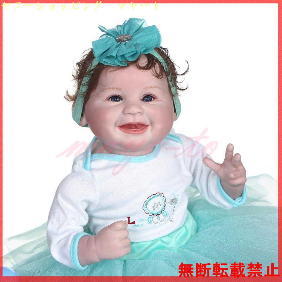 リボーンドール 人形 赤ちゃん 女の子 ソフトシリコーン リアル 2色の