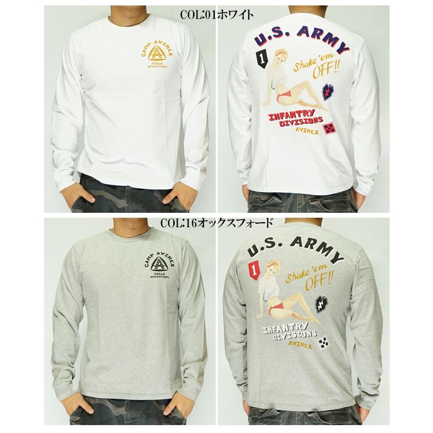 Avirex アヴィレックス クルーネック Ls ピンナップガール ロング Tシャツ ロンt 長袖 アヴィ 送料無料 Avirexか ジーンズプラザ摩耶葛西店 通販 Yahoo ショッピング