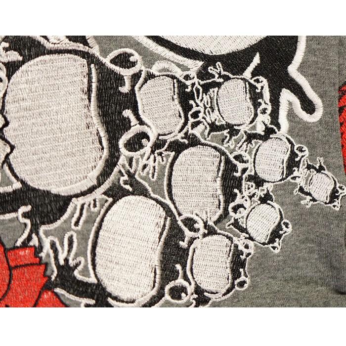 参丸一 サンマルイチ 八重桜 蛙 カエル 和柄 パーカー メンズ SOP