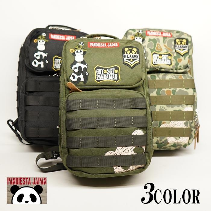 PANDIESTA（パンディエスタ） 熊猫謹製 ミリタリー ボディ バッグ BAG
