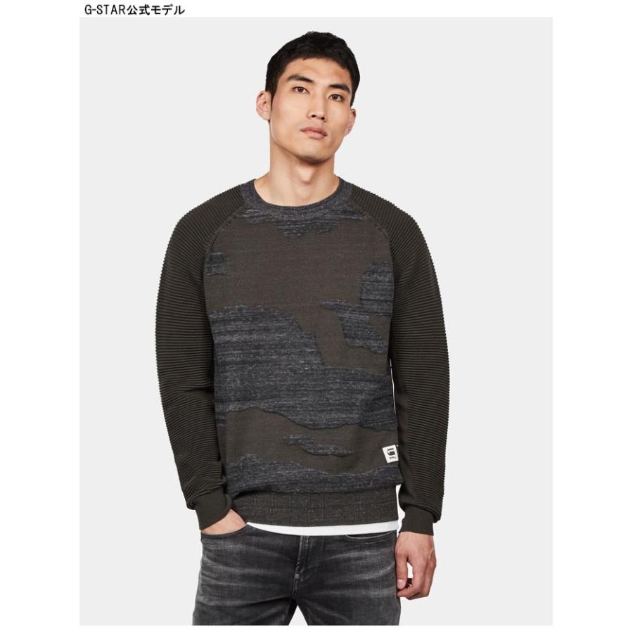 GーSTAR RAW  ウールセーター G-STAR RAW ジースターロウ 長袖ニットセーター レディース 総柄