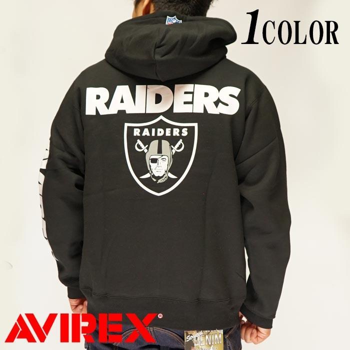 AVIREX（アヴィレックス） NFLコラボ レイダース スウェット プル
