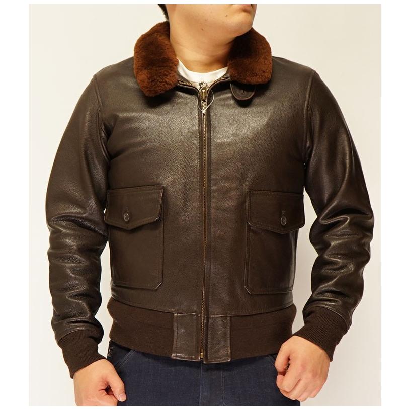 AVIREX（アヴィレックス） G-1 ゴート フライト レザー ジャケット