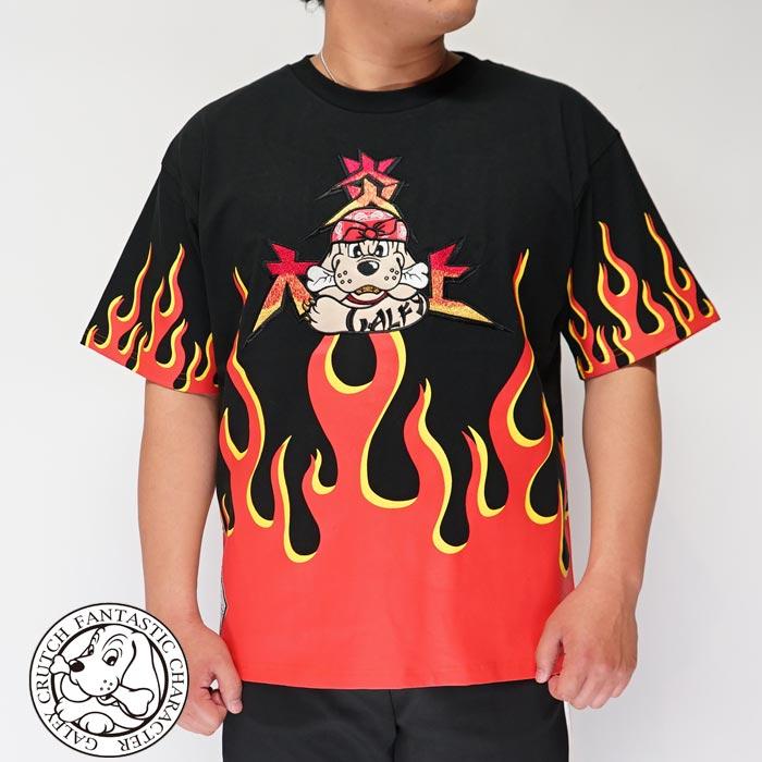 GALFY（ガルフィー） Tシャツ 半袖 メンズ レディース 大炎上 ドッグ