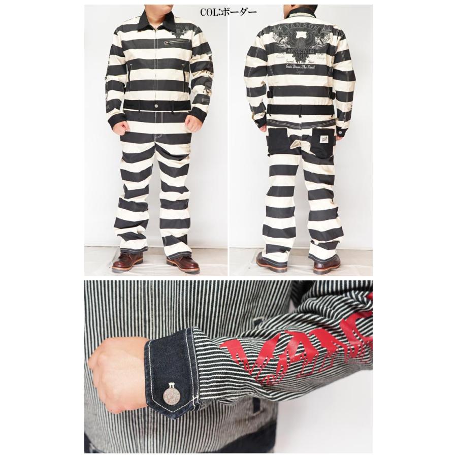 新品　あの有名なVansonのツナギ VANSON バンソン ツナギ オールインワン 上下セットアップ NVAO