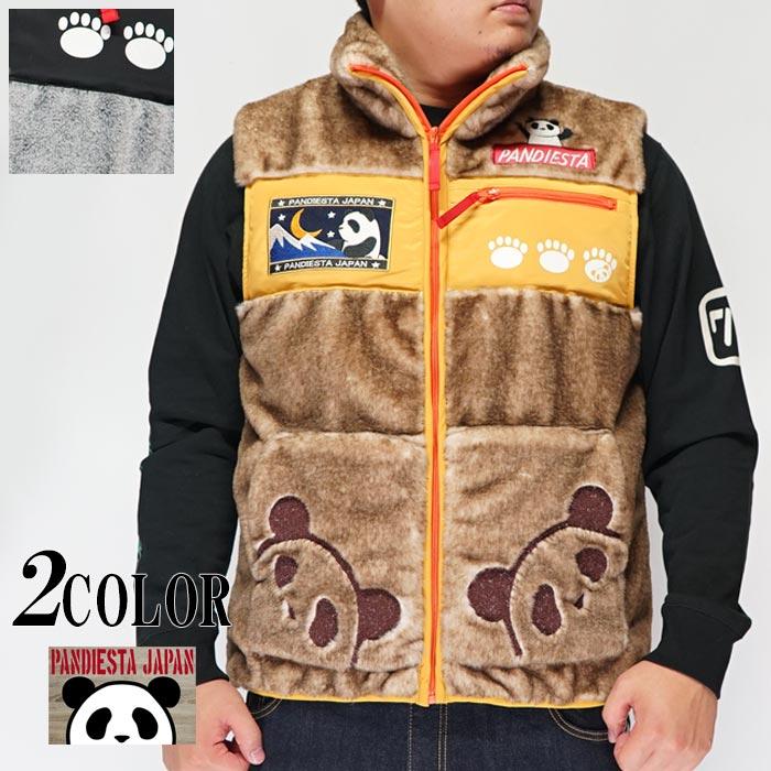 PANDIESTA（パンディエスタ） フェイクファーベスト パンダ 熊猫