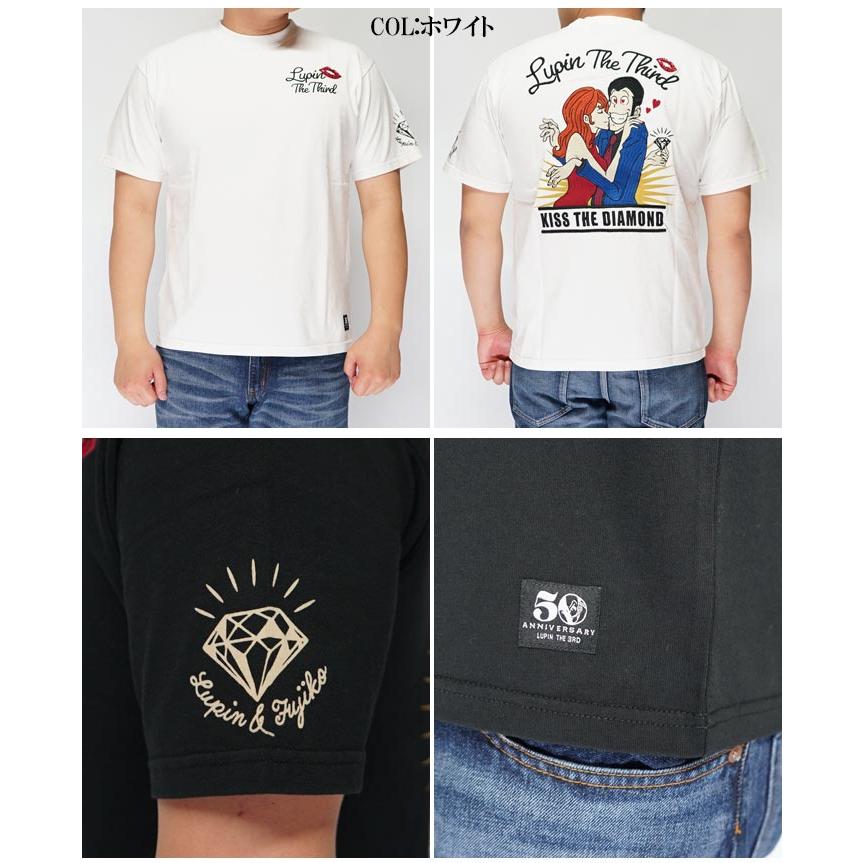 VANSON（バンソン） ルパン三世 Tシャツ 半袖 メンズ ルパンと不二子