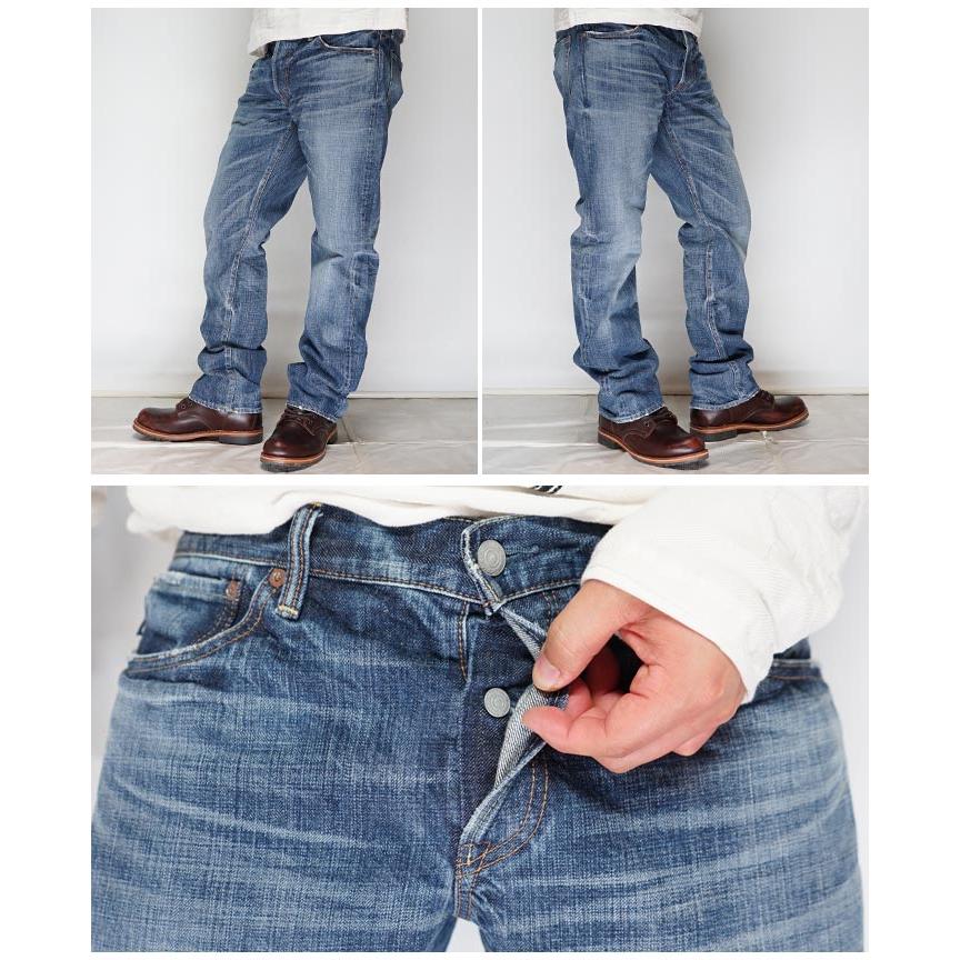 ETERNAL エターナル ジーンズ 5ポケット ローライズストレート レギュラー デニム ハンドウォッシュ加工 52291 送料無料 ETERNAL エターナル ジーンズ 5ポケット ローライズストレート