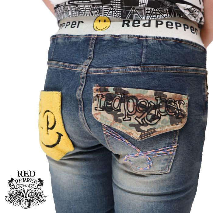 RED PEPPER（レッドペッパー） レディース デニム ジーンズ ロゴ