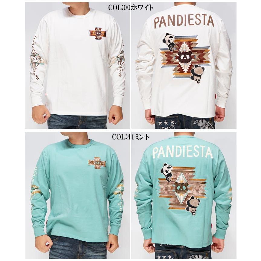 PANDIESTA（パンディエスタ） ロング Tシャツ パンダ ネイティブ 和柄