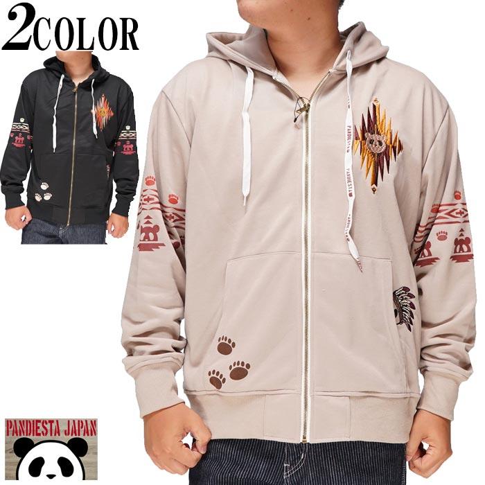 PANDIESTA（パンディエスタ） パーカー ジップアップ メンズ パンダ