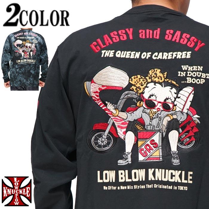 LOW BLOW KNUCKLE ローブローナックル ベティブープ コラボ ロング T