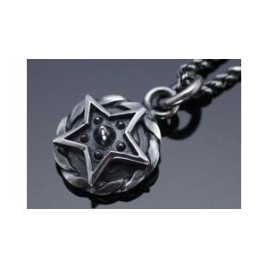 龍頭[りゅうず] 霰星ツイストトップ/ペンダントトップ/P-110/和柄シルバーアクセサリー/送料無料