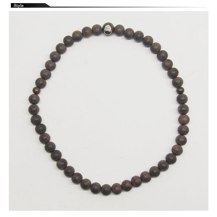 達磨[だるま]首輪念珠／黒檀/和柄ネックレス/日本製/数珠/DAJ0002-05