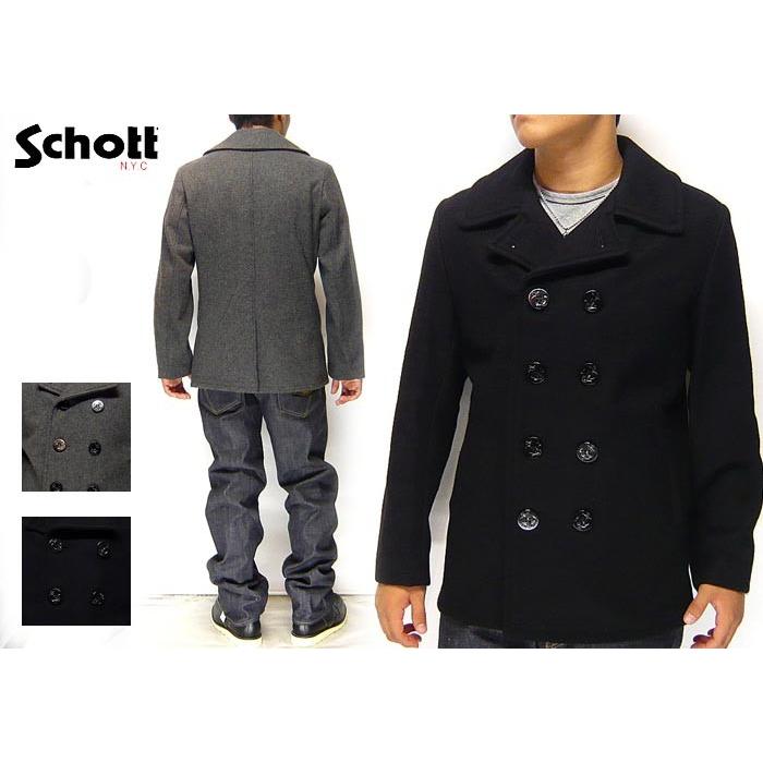 Schott[ショット] 753US PEA COAT 24oz/ピーコート/7118/送料無料