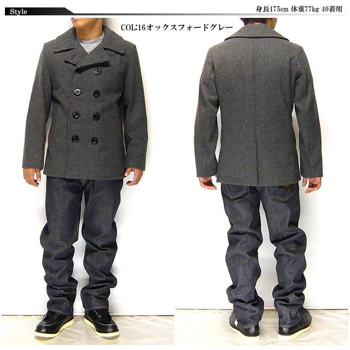 Schott[ショット] 753US PEA COAT 24oz/ピーコート/7118/送料無料｜mayakasai｜02