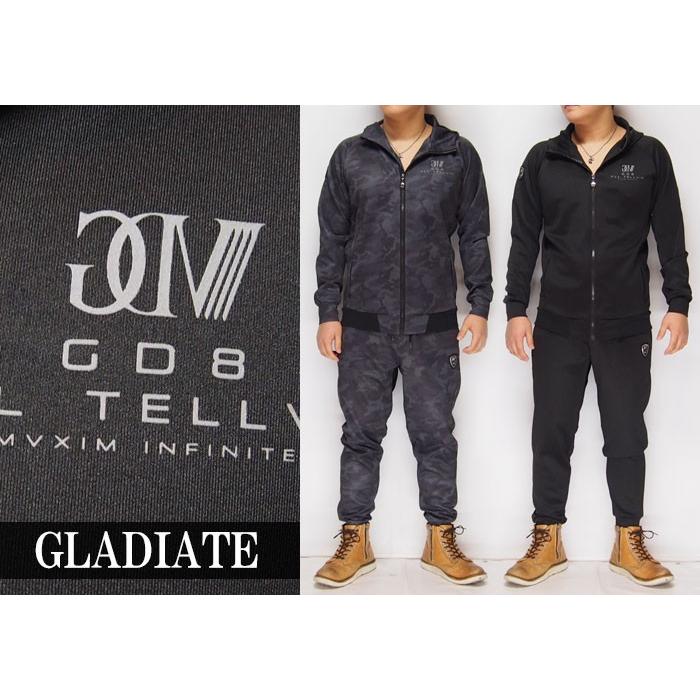 GLADIATE[グラディエイト] GD8 プリント フード付き 上下セットアップ