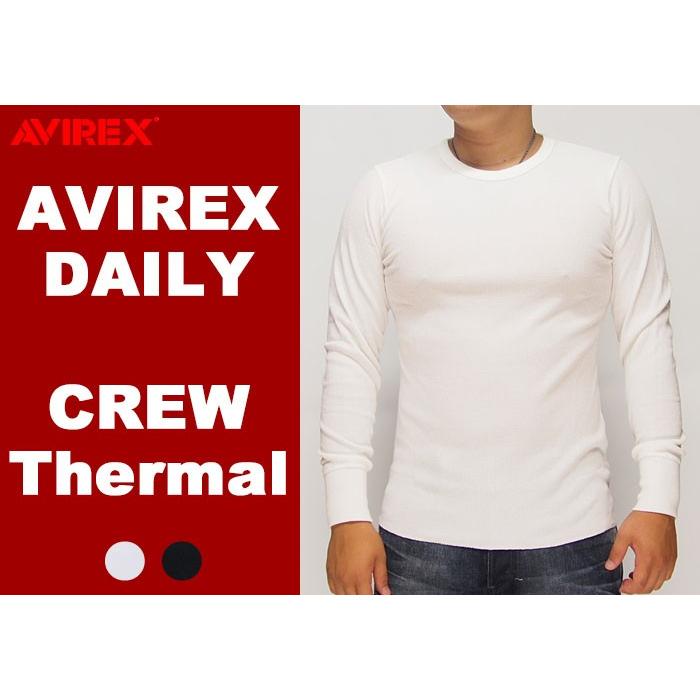 Vallad Thermal サーマル サイズL 新品未使用 AVIREX（アヴィレックス） デイリー サーマル 無地 長袖 クルー ロング
