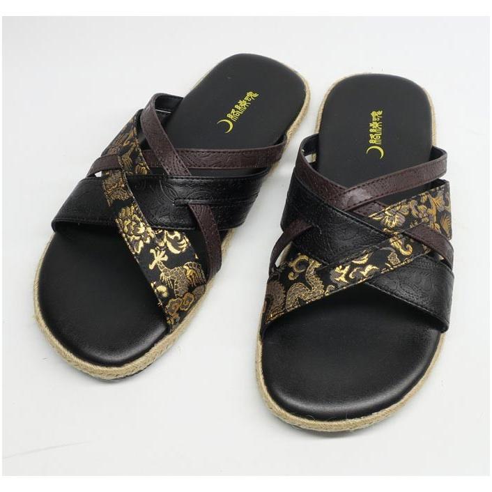 カラクリタマシイ)絡繰魂 金襴竹サンダル(252901) 金襴竹サンダル 絡繰