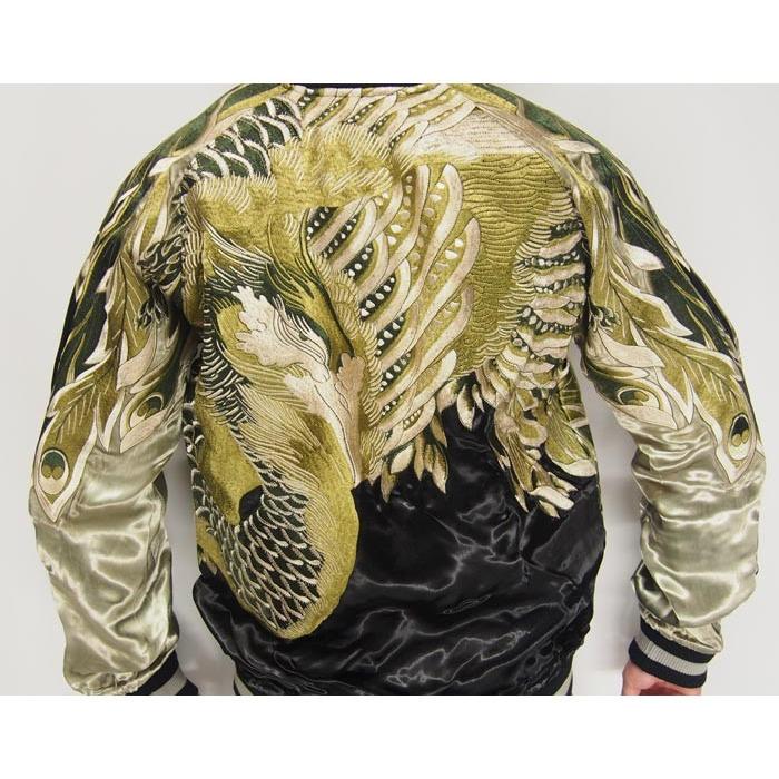 花旅楽団[ハナタビガクダン] 鳳凰 リバーシブル 和柄スカジャン/SSJ