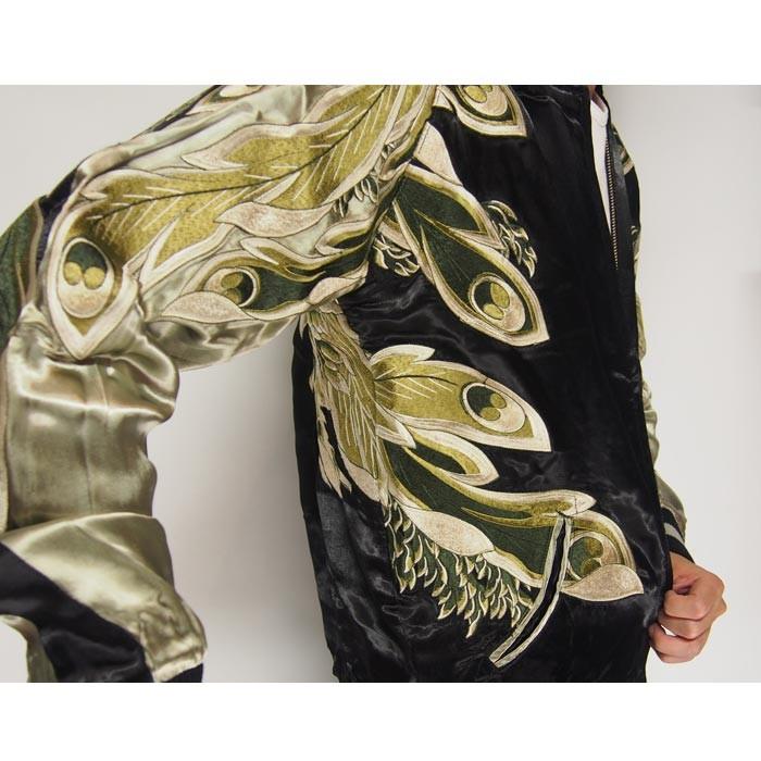 花旅楽団[ハナタビガクダン] 鳳凰 リバーシブル 和柄スカジャン/SSJ