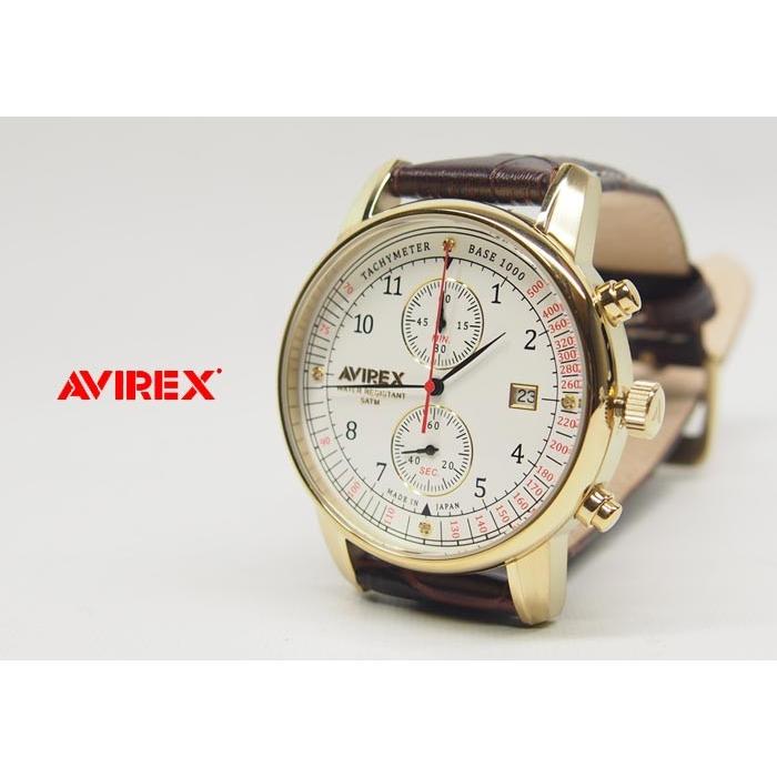【稼働】アヴィレックス クロノアヴィエイター 腕時計 クォーツ クロノグラフ AVIREX[アヴィレックス] クロノ アヴィエイター クロノグラフ 腕時計
