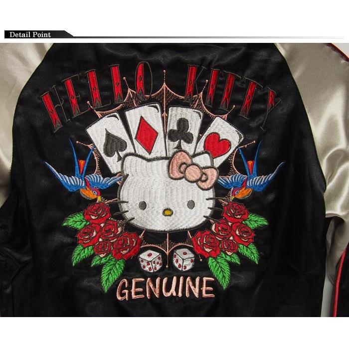 花旅楽団[ハナタビガクダン] キッズサイズ トランプハローキティ 刺繍 スカ 花旅楽団[ハナタビガクダン] キッズサイズ トランプハローキティ 刺繍