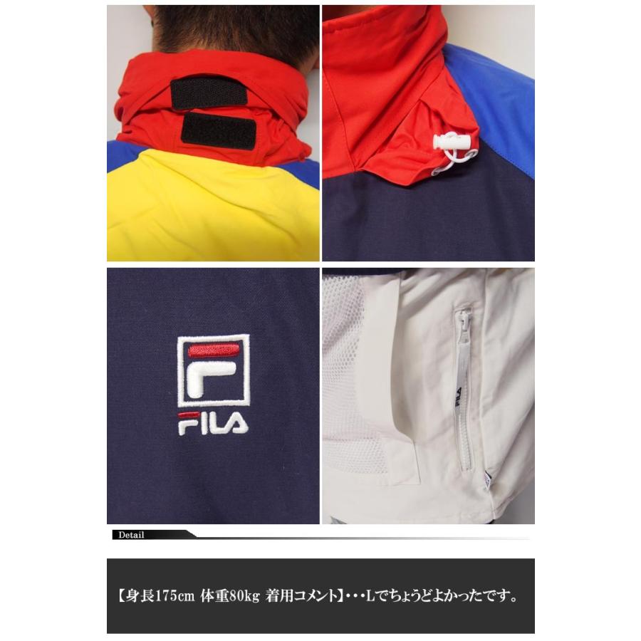 19580円を30%OFFセール FILA[フィラ]ヘリテージ ウインドブレーカー マルチカラー切替 メッシュポケット ナイロンジャケット/FM9535/送料無料 FILA HERITAGE（フィラヘリテージ） カジュアル期間限定定価19580円を