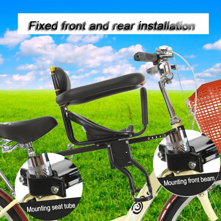自転車用チャイルドシート（ヘッドレスト付、前用・後ろ用 2点セット 