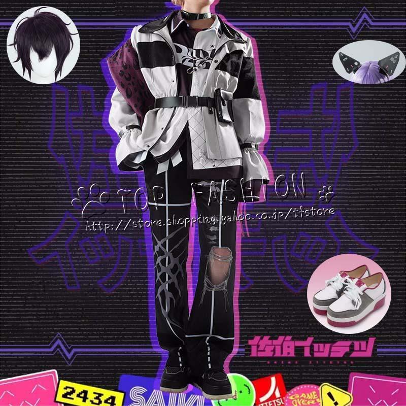 にじさんじ Oriens 佐伯イッテツ コスプレ 衣装 ウィッグ Vtuber にじさんじ Vtuber 風 佐伯イッテツ コスプレ衣装 ウィッグ追加