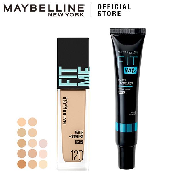 メイベリン フィットミー リキッド ファンデーション R × フィットミー プライマー 01(30ml) セット Maybelline 送料無料 の商品画像