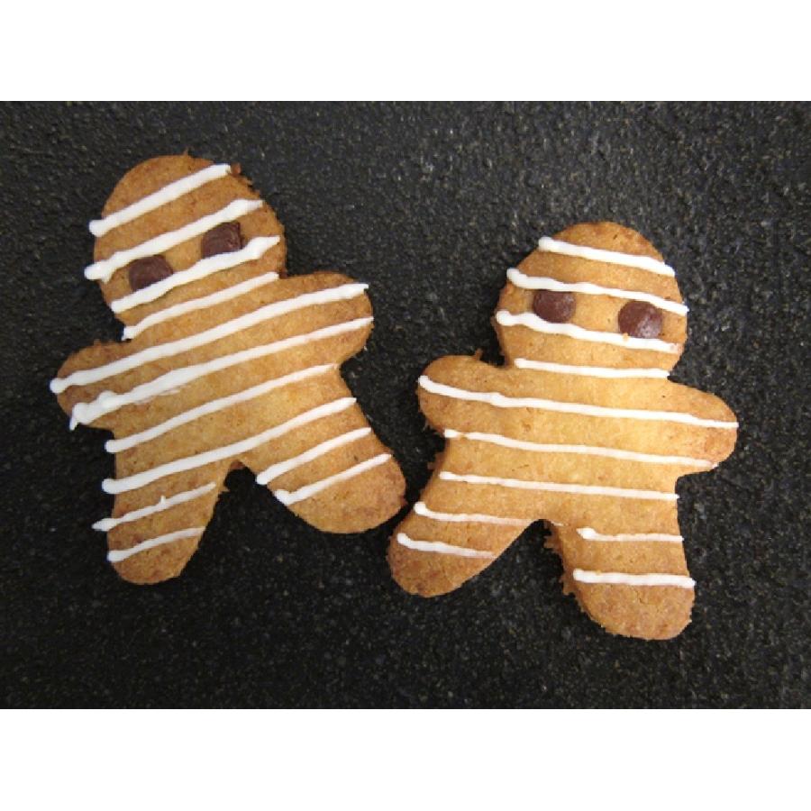 ミイラさんクッキー 2枚入り ココナッツ入り ハロウィンのオバケのお菓子 プチギフトやハロウィンパーティーにぴったり 639 Cookie Mummy クッキー工房メイフェア 通販 Yahoo ショッピング