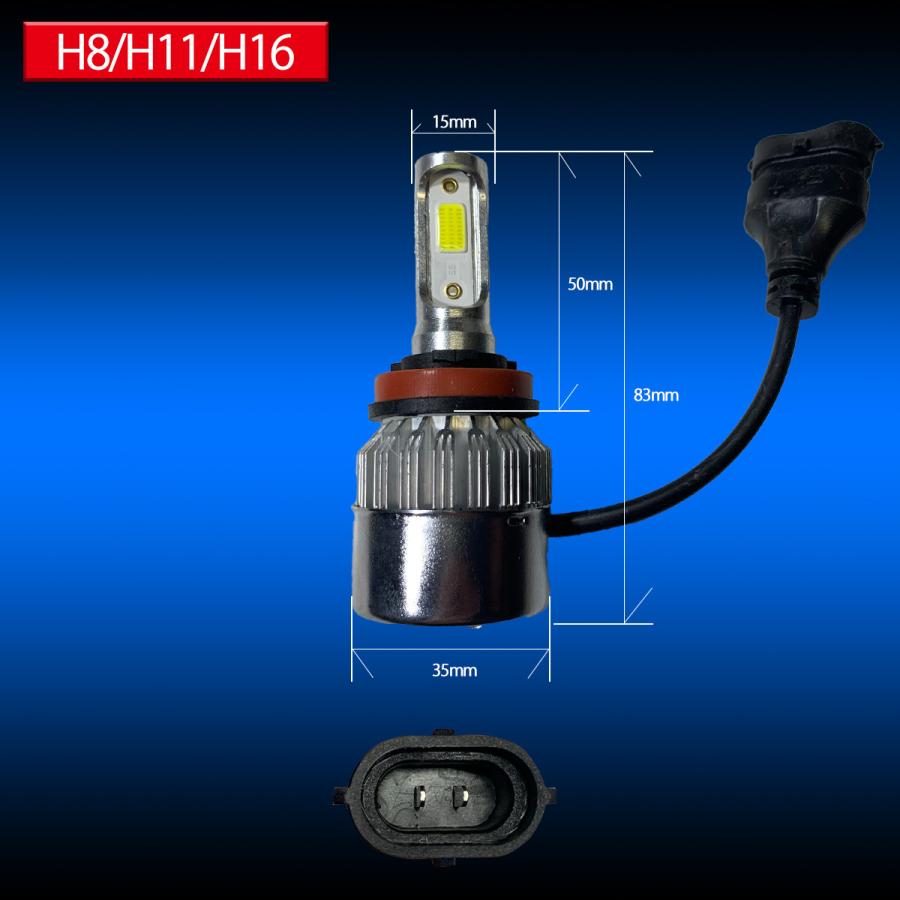 ミニキャブ トラック DS16T H8 H11 H16 フォグランプ 12V 8000ルーメン 72W 一体型 IP65 ミツビシ MITSUBISHI｜mayfair2020｜10