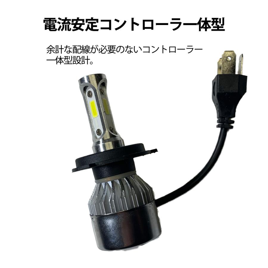 エブリイ DA17V LED ヘッドライト H4 COBタイプ 8000LM 72W 12V 一体型
