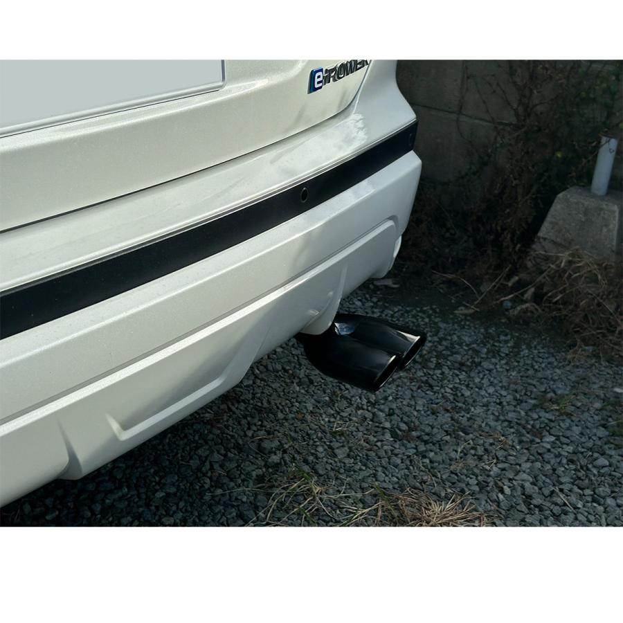 アクア NHP10 マフラーカッター 2本出し ダブル 下向き