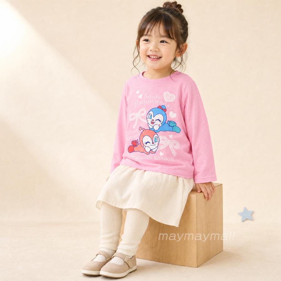 H*す様 アンパンマン 長袖Tシャツ 90cm 新品 アンパンマン 長袖 ロング Tシャツ 90 100 サイズ ベビー 子供 子ども