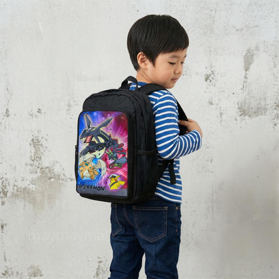 Pokemon（ポケモン） リュック 11L 黒 軽量240g キッズ 幼稚園 小学校