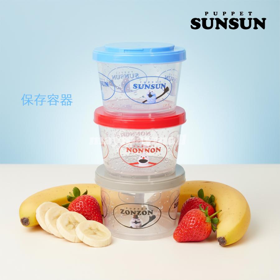 【新品未使用品】パペットスンスン グッズセット スケーター パペットスンスン グッズ 箸 スプーン コンビセット 保存