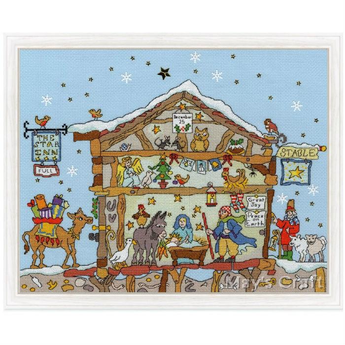 別倉庫からの配送】 クロスステッチ 刺繍キット キリスト降誕 Bothy