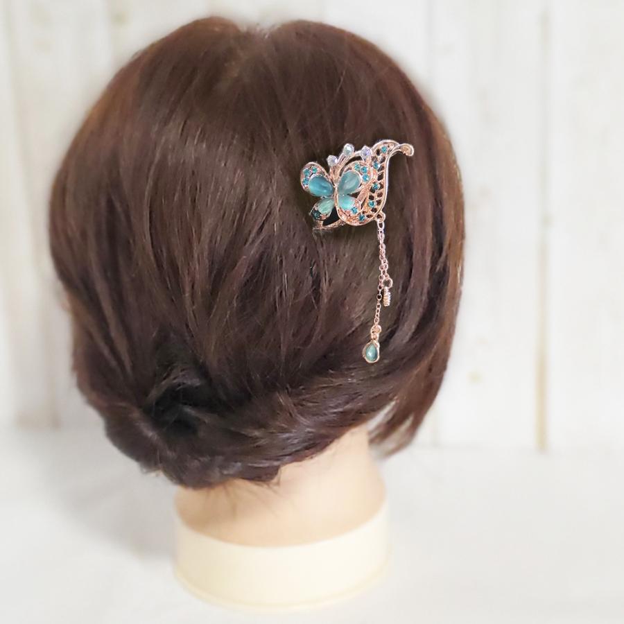 かんざし 一本挿し ヘアアクセサリー 髪飾り 蝶 留袖 40代 50代 かんざし 一本挿し ヘアアクセサリー 髪飾り 蝶 留袖 40代 50代