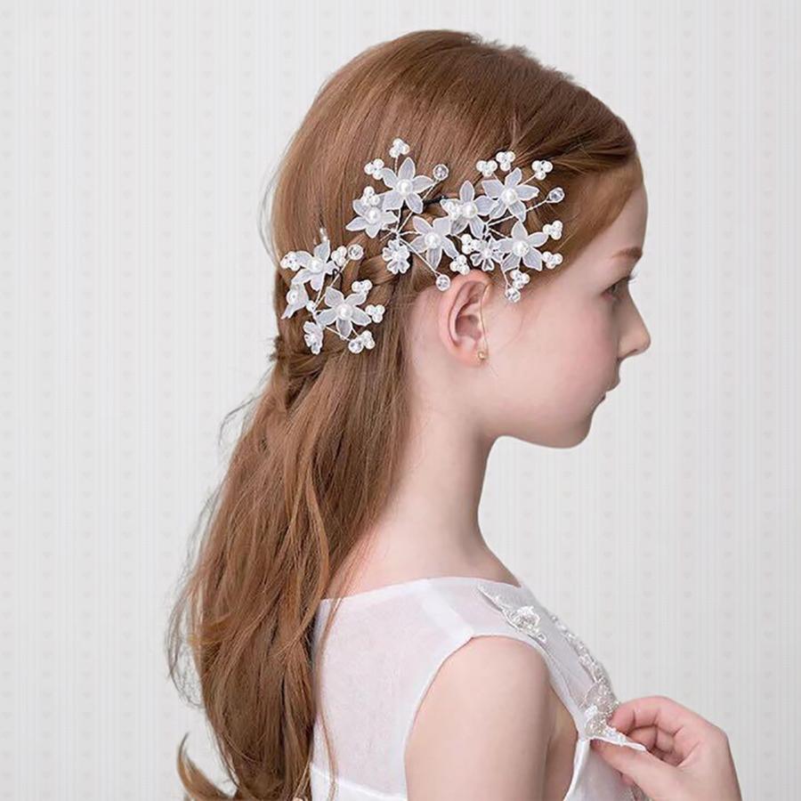 ヘアアクセサリー 3本セット Uピン ヘアピン 子供 キッズ 女の子 