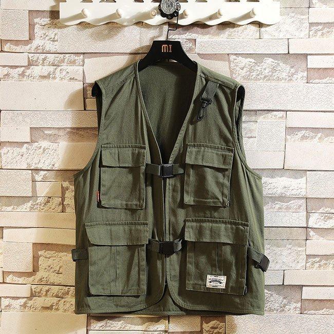 ベスト メンズ ベスト カーゴ カジュアル 人気 大きいサイズ 迷彩 カーゴベスト カジュアルベスト メンズファッション 4色 マユポポ 通販 Yahoo ショッピング