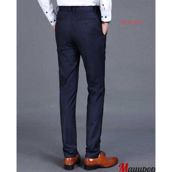 メンズスーツパンツスリム春夏薄め パーティー エリートタイトビジネススラックス メンズ スリム ノータック ストレート フォマール スーツ 細身ロングパンツ 21cppy11 マユポポ 通販 Yahoo ショッピング