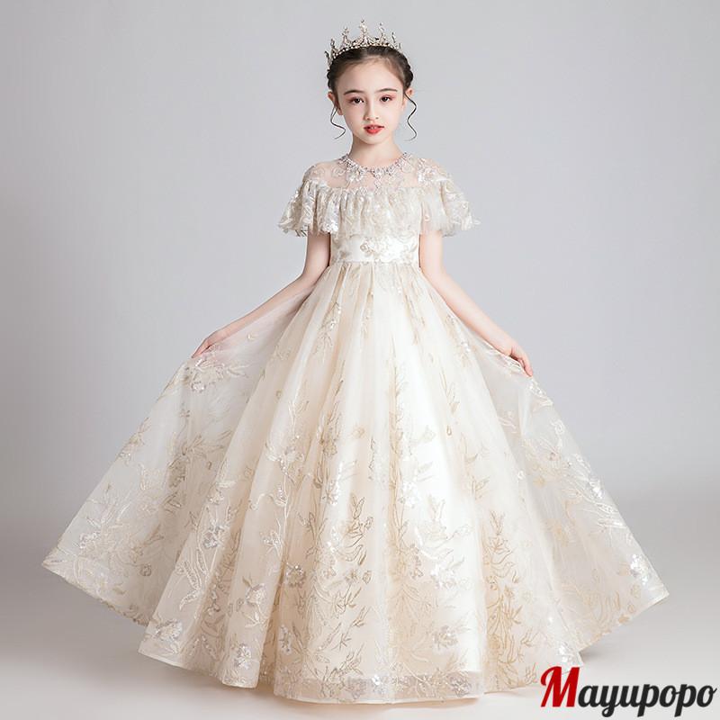 ドレス 子供 ワンピース 女の子 ロングワンピ ロングドレス 子供ドレス ロングワンピース プリンセス かわいい ピアノ 発表会 演奏会 誕生日 卒業式 入学式 21kdmwanp334 マユポポ 通販 Yahoo ショッピング