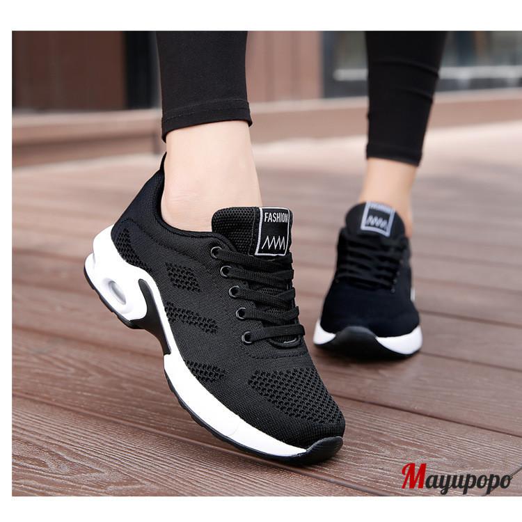 スニーカー レディース 運動靴 おしゃれ かわいい スリッポン 厚底 インヒール ローカット 疲れない ランニング シューズ おすすめ 靴 歩きやすい 白 黒 21xinpin0334 マユポポ 通販 Yahoo ショッピング