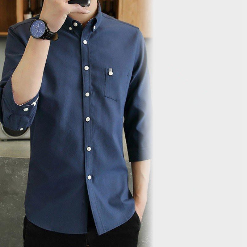 シャツ メンズ Tシャツ カジュアル ワイシャツ ボタンダウンシャツ 春秋 綿 長袖 7分袖 トップス ビジネス カジュアルシャツ ボタンシャツ おしゃれ スリム 7t026 マユポポ 通販 Yahoo ショッピング