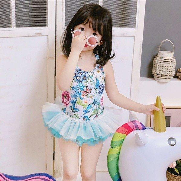 子供 水着 女の子 キッズ ワンピース水着 帽子付き かわいい 3段フリル フリル 80 90 100 110 1 130 140cm 子供水着 キッズ水着 女の子水着 学校用水着 P マユポポ 通販 Yahoo ショッピング