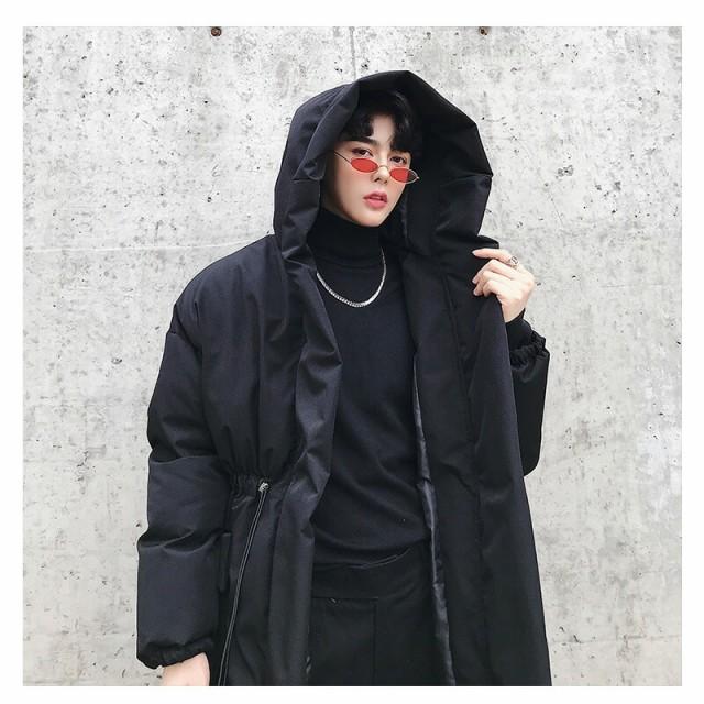 新品 メンズ ファッション 韓国 ロングコート オーバーコート フーディー トレンチコート フード 中綿 ゆったり ゆったり ロングスリー 長袖 長袖 Option 2 M Binghamtonhots Com